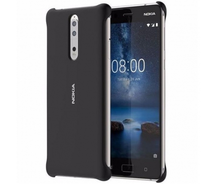 Husa plastic Nokia 8 CC-801 Soft Touch Blister Originala