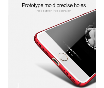 Husa plastic Apple iPhone 7 Mofi Slim Rosie Blister Originala