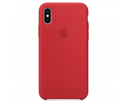 Husa silicon TPU Apple iPhone X MQT52ZM rosie Blister Originala