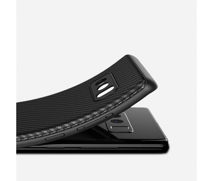 Husa silicon TPU Samsung Galaxy Note8 N950  iPaky Carbon Fiber Blister Originala 