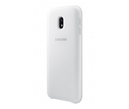 Husa plastic Samsung Galaxy J3 (2017) J330 Dual Layer EF-PJ330CWEGWW alba Blister Originala 