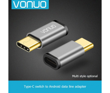 Adaptor USB Type-C - MicroUSB Vonuo Blister Original 