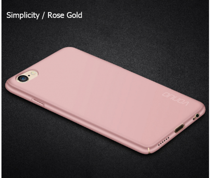 Husa plastic Apple iPhone 7 Vonuo Frosted roz Blister Originala