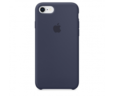 Husa silicon TPU Apple iPhone 8 MQGM2ZM bleumarin Blister Originala