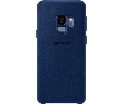 Husa Samsung Galaxy S9 G960 Alcantara EF-XG960ALEGWW Albastra Blister Originala