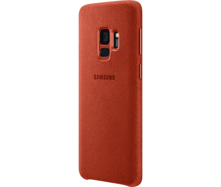 Husa Samsung Galaxy S9 G960 Alcantara EF-XG960AREGWW Rosie Blister Originala
