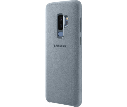 Husa Samsung Galaxy S9+ G965 Alcantara EF-XG965AMEGWW Turquosie Blister Originala