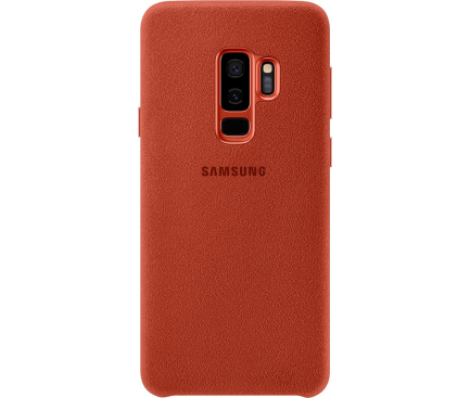Husa Samsung Galaxy S9+ G965 Alcantara EF-XG965AREGWW Rosie Blister Originala
