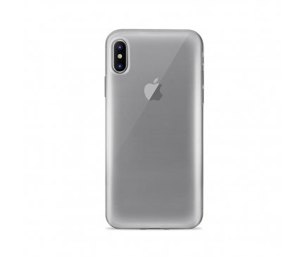 Husa silicon TPU Apple iPhone X Puro Plasma Transparenta Blister Originala