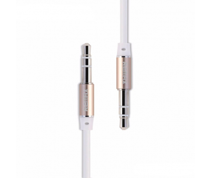 Cablu audio Jack 3.5 mm Tata - Tata Remax 2m alb Blister Original 