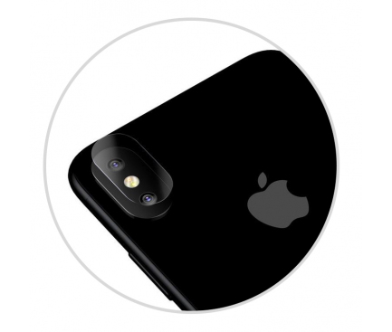 Set Folie Protectie camera Apple iPhone X (3 bucati) Blister