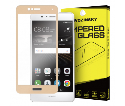 Folie Protectie ecran antisoc Huawei P9 lite (2016) WZK Tempered Glass Full Face aurie Blister Originala