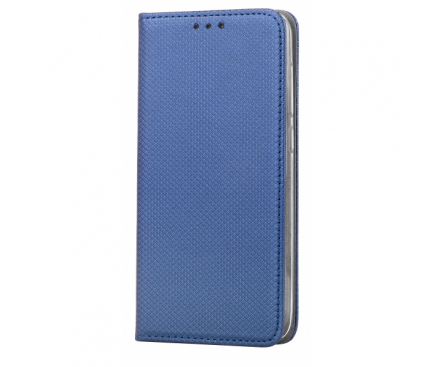 Husa Piele Ecologica Huawei Mate 10 Lite Case Smart Magnet bleumarin
