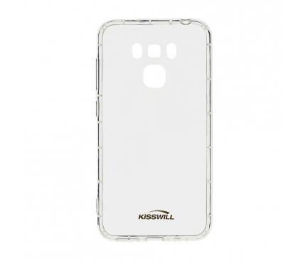 Husa silicon TPU Zenfone 4 Selfie Pro ZD552KL Kisswill Air Around Transparenta Blister Originala