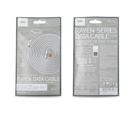 Cablu de date MicroUSB Remax Rayen RC-075m 1m Blister Original
