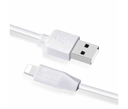 Cablu Date si Incarcare USB-A - Lightning HOCO Rapid X1, 18W, 2m, Alb