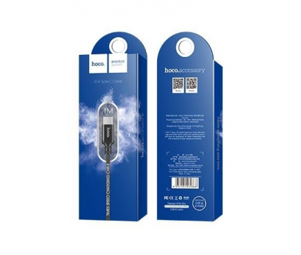 Cablu Date si Incarcare USB la USB Type C HOCO X14 2A 1m