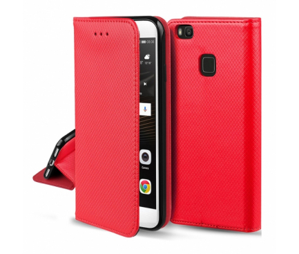 Husa Piele Huawei P smart Case Smart Magnet Rosie