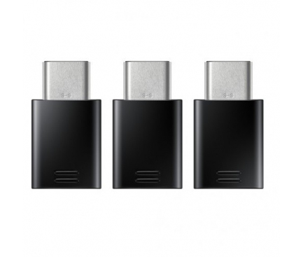 Set 3 x Adaptor USB Type-C - MicroUSB Samsung EE-GN930KBEGWW Blister Original