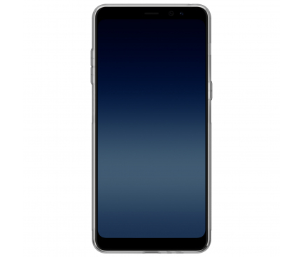 Husa silicon TPU Samsung Galaxy A8 (2018) A530 Nillkin Nature Gri Transparenta Blister Originala 