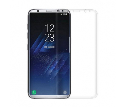 Folie Protectie ecran antisoc Samsung Galaxy S8 G950 Tempered Glass Full Face 3D Blister