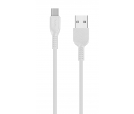 Cablu Date si Incarcare USB-A - USB-C HOCO, 18W, 2m, Alb