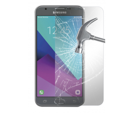Folie Protectie ecran antisoc Samsung Galaxy J3 (2017) J330 Phonix Tempered Glass Blister Originala