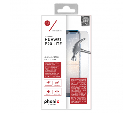 Folie Protectie ecran antisoc Huawei P20 lite Phonix Tempered Glass Blister Originala