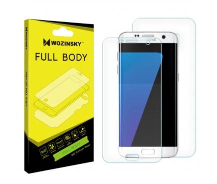 Folie Protectie Fata si Spate Samsung Galaxy S7 edge G935 WZK Full Cover Blister Originala