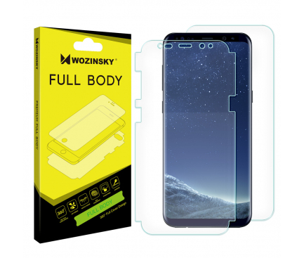 Folie Protectie Fata si Spate Samsung Galaxy S8+ G955 WZK Full Cover Blister Originala