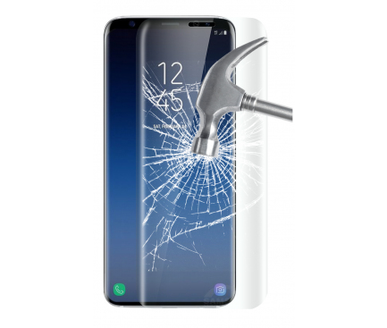 Folie Protectie ecran antisoc Samsung Galaxy S9 G960 Phonix Tempered Glass Full Face Blister Originala