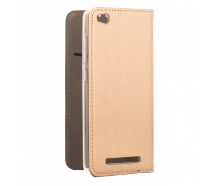 Husa Piele Xiaomi Redmi Note 4 Case Smart Magnet Aurie