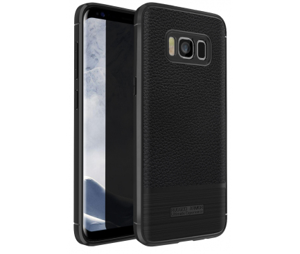 Husa silicon TPU Samsung Galaxy S8 G950 Litchi Rugged