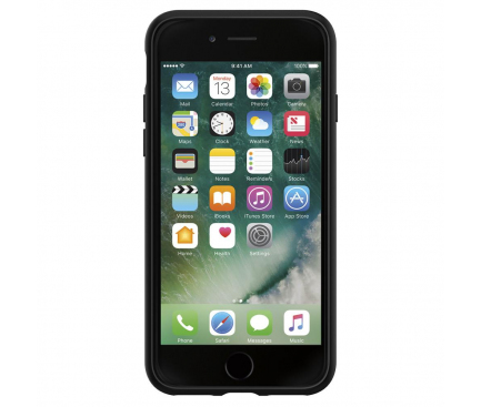 Husa pentru Apple iPhone SE (2022) / SE (2020) / 8, Spigen, Liquid Air, Neagra 042CS20511