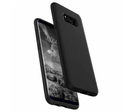 Husa silicon TPU Samsung Galaxy S8 G950 Spigen Liquid Crystal 565CS21613 Blister Originala
