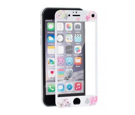 Folie Protectie ecran antisoc Apple iPhone 7 Plus Tempered Glass Flora Alba Blister