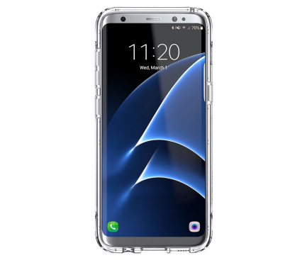 Husa silicon TPU Samsung Galaxy S8 G950 Griffin Survivor GB43462 Transparenta Blister Originala