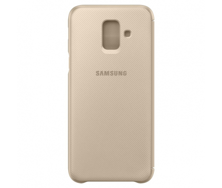 Husa Samsung Galaxy A6 (2018) A600 Flip Wallet EF-WA600CFEGWW Aurie Blister Originala