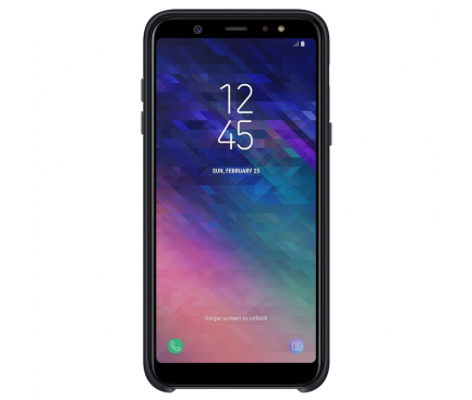 Husa plastic Samsung Galaxy A6+ (2018) A605 Dual Layer EF-PA605CBEGWW