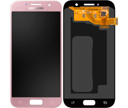 Display cu touchscreen Samsung Galaxy A5 (2017) A520 roz GH97-19733D