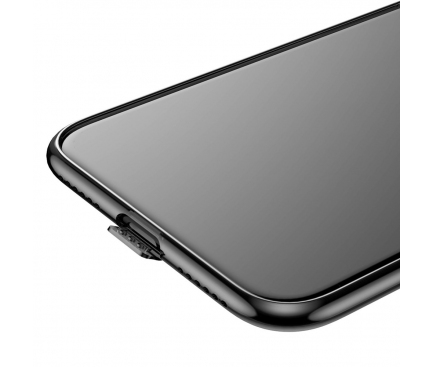 Husa TPU Baseus Simple pentru Apple iPhone X, Gri - Transparenta, Blister 