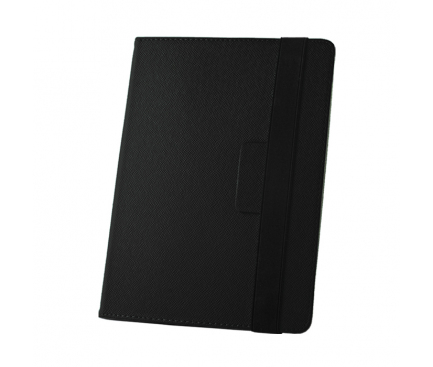 Husa Piele pentru tableta 7 - 8 inci GreenGo ORBI, Dimensiuni interioare 210 x 140 mm, Neagra