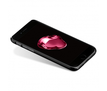 Husa Plastic Spigen Thin Fit pentru Apple iPhone 7, Neagra, Blister 042CS20427 
