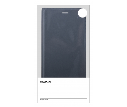 Husa Piele Nokia 6.1, Book Cover, Albastra, Blister CP-308BL 