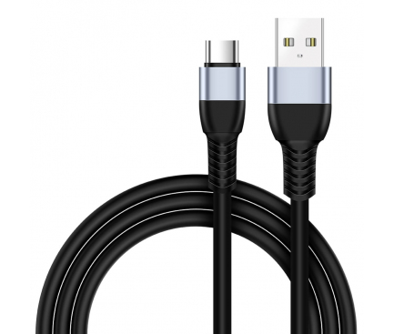 Cablu Date si Incarcare USB la USB Type-C Joyroom JR-S318, 3 m, Negru, Blister 