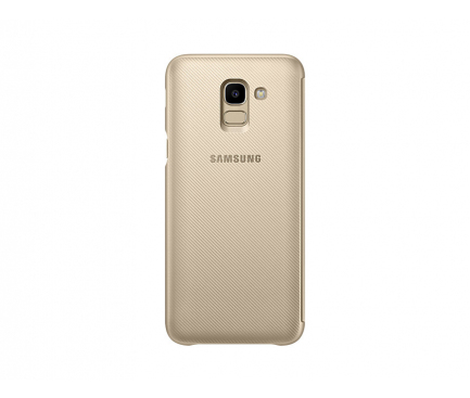 Husa Samsung Galaxy J6 J600, Flip Wallet, Aurie, Blister EF-WJ600CFEGWW 