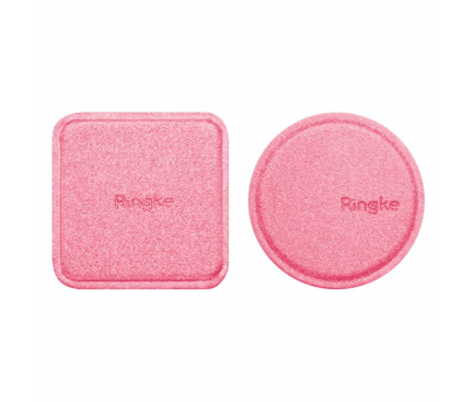 Set sticker magnetic telefon pentru Suport Auto Ringke Roz