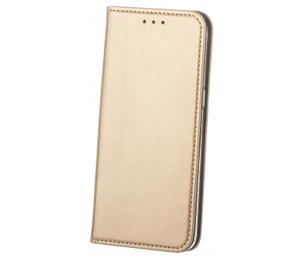 Husa Piele OEM Smart Magnetic pentru Samsung Galaxy S8 G950, Aurie, Bulk 