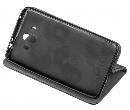 Husa Piele OEM Smart Magnet pentru Huawei Mate 10, Neagra, Bulk 