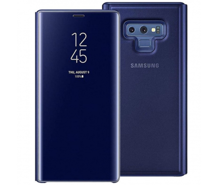 Husa Plastic Samsung Galaxy Note9 N960, Clear View, Albastra, Blister EF-ZN960CLEGWW 